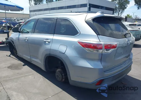 2014 Toyota Highlander Xle z USA, uszkodzony, nr VIN 5TDKKRFH0ES011024